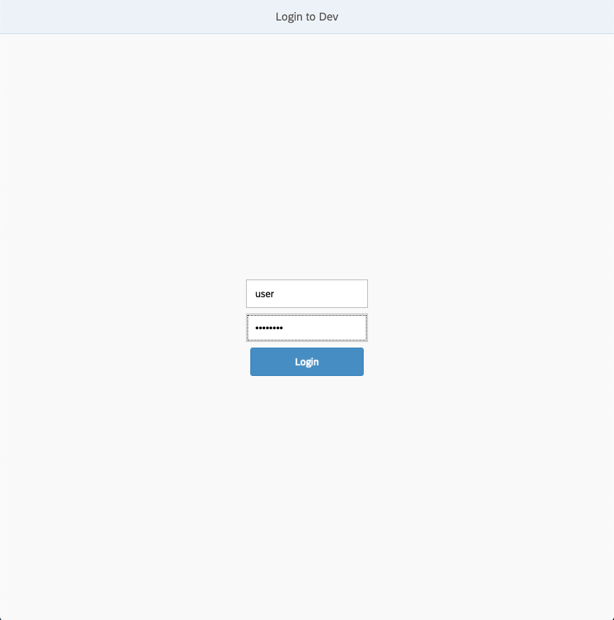 Menas Login Page